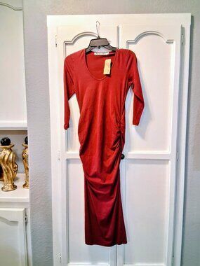 Rouched Midi Dress